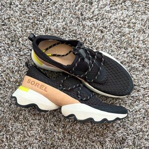 Sorel Women’s Kinetic Impact Lace Sneaker - NL4073-010 - Black